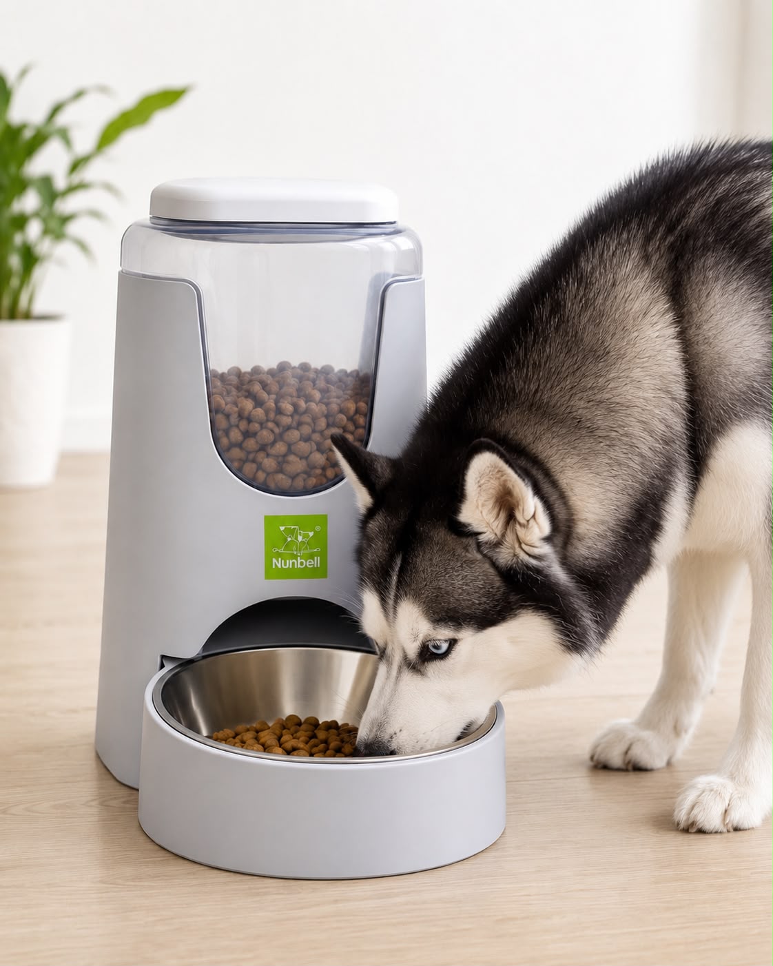 Nunbell Manual Gravity Pet Food Dispenser