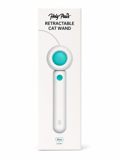 Holy Paws Retractable Cat Wand with Laser