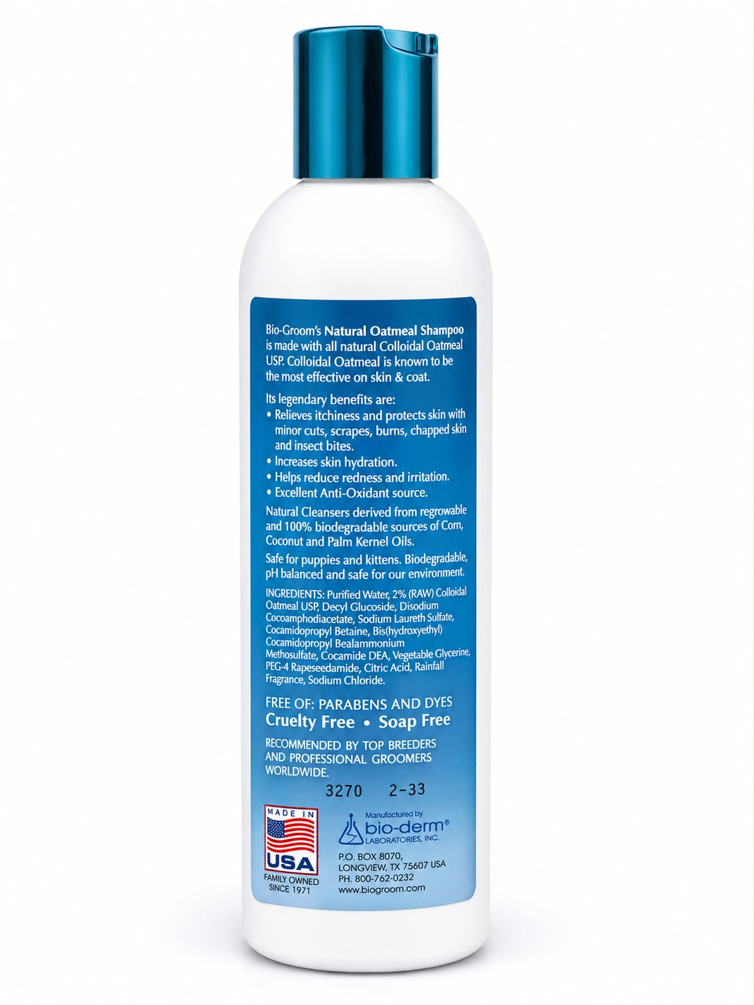 Bio-Groom Natural Oatmeal Anti-Itch Shampoo